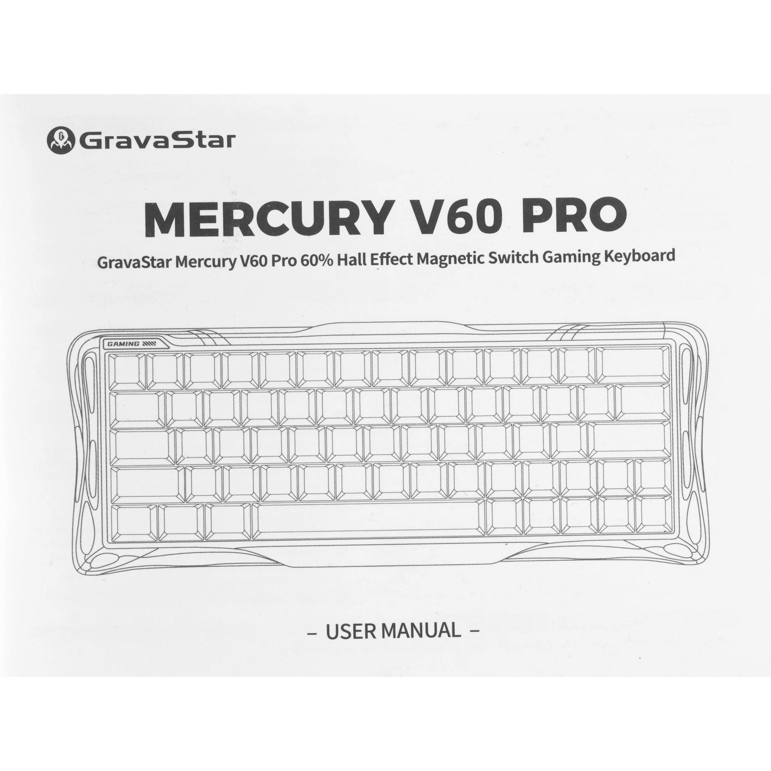Игровая клавиатура Gravastar Mercury V60Pro (6972448924986)