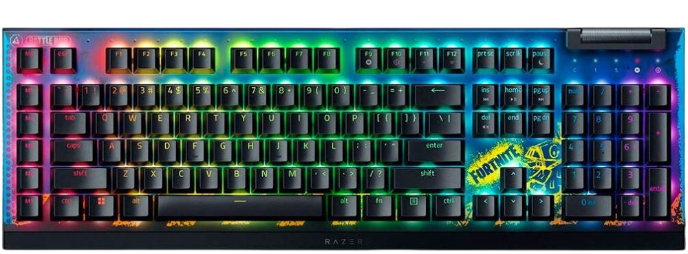 Игровая клавиатура Razer BlackWidow V4 X (Yellow Switch) - Fortnite Ed. - US Layout Razer BlackWidow V4 X RZ03-04703600-R3M1
