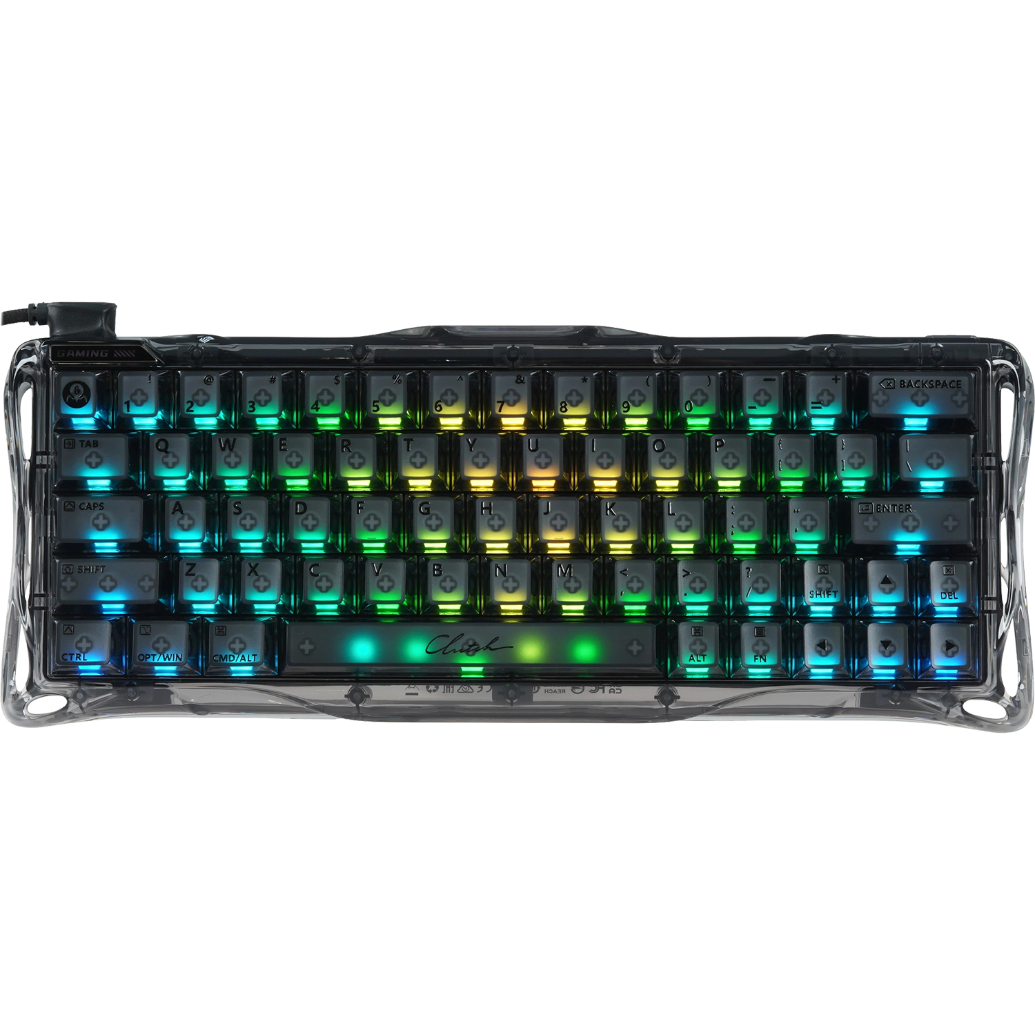 Игровая клавиатура Gravastar Mercury V60 Onyx Crystal (6972448924542)